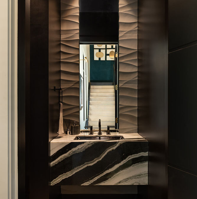 Guest bathroom vanity