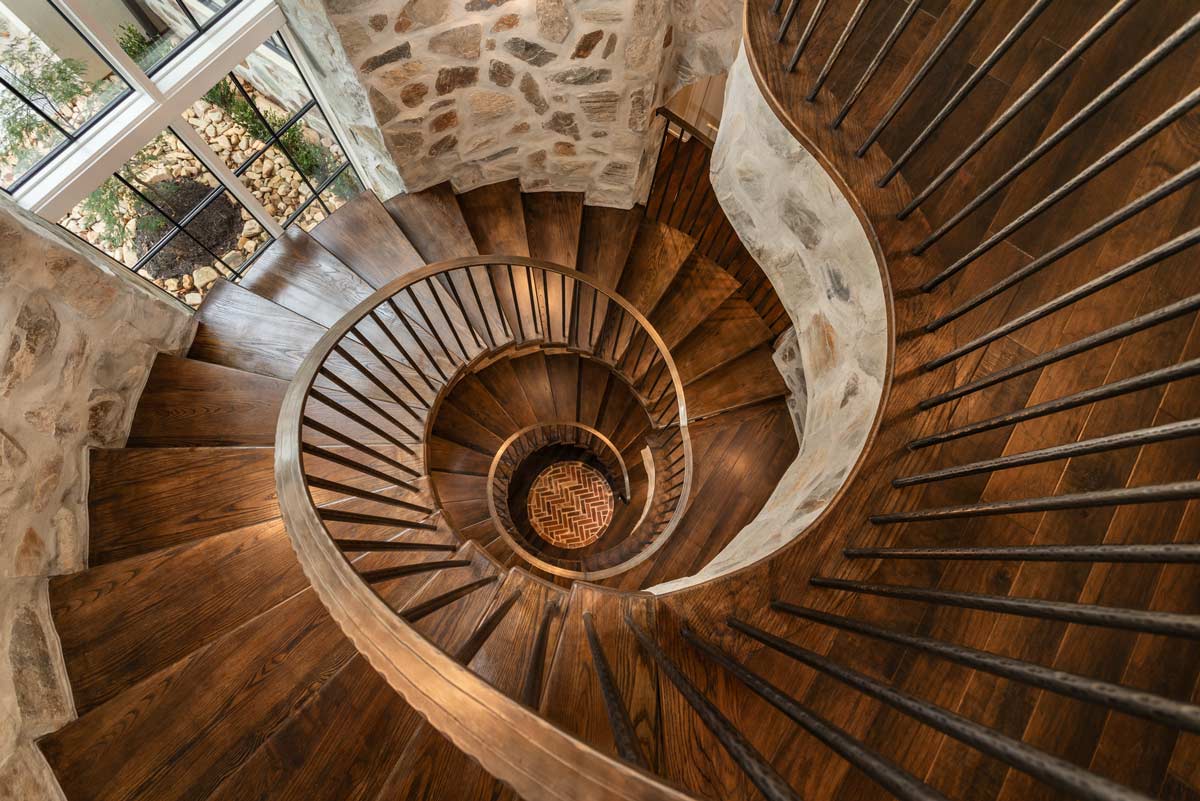 custom spiral staircase