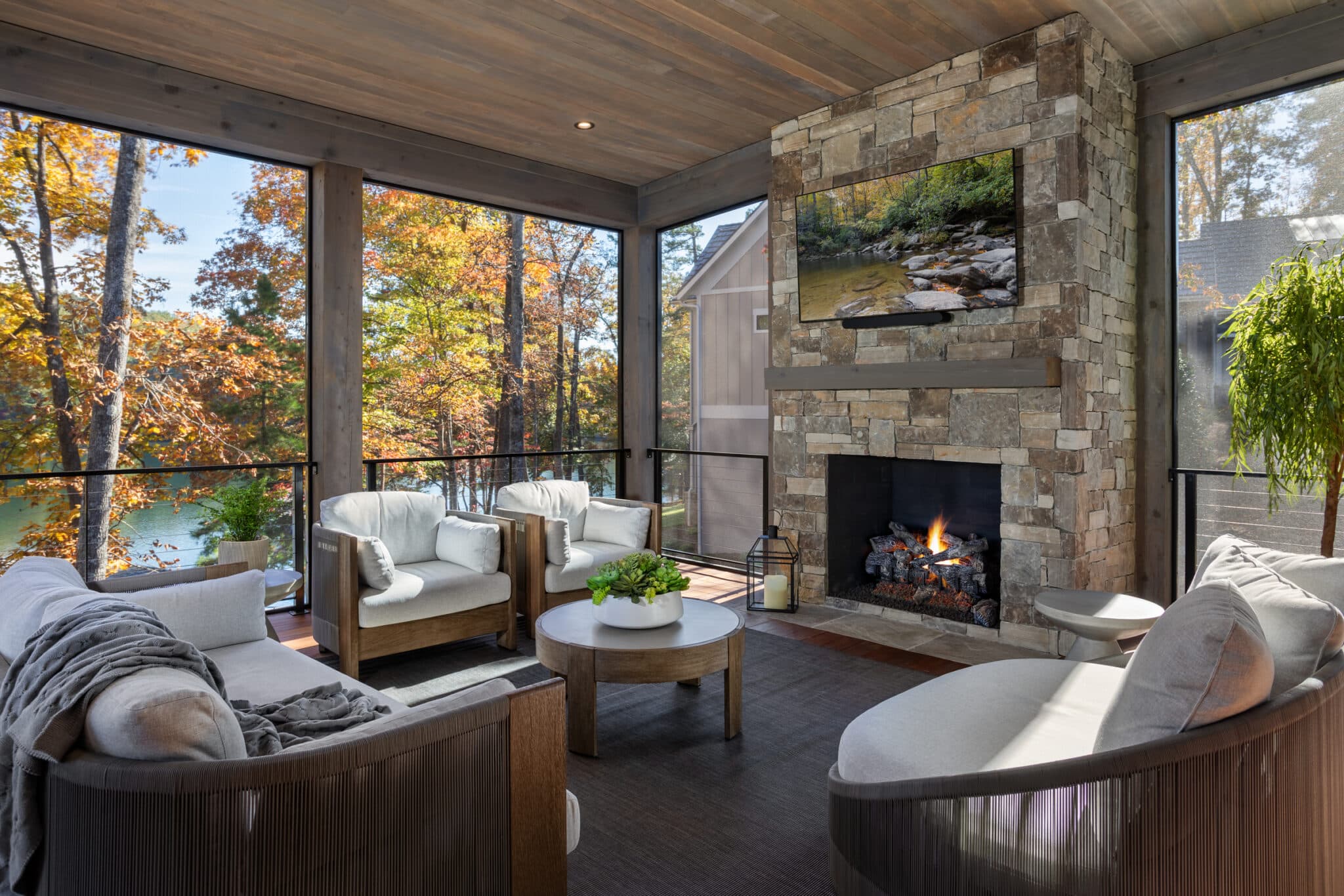 Hogg residence outdoor living