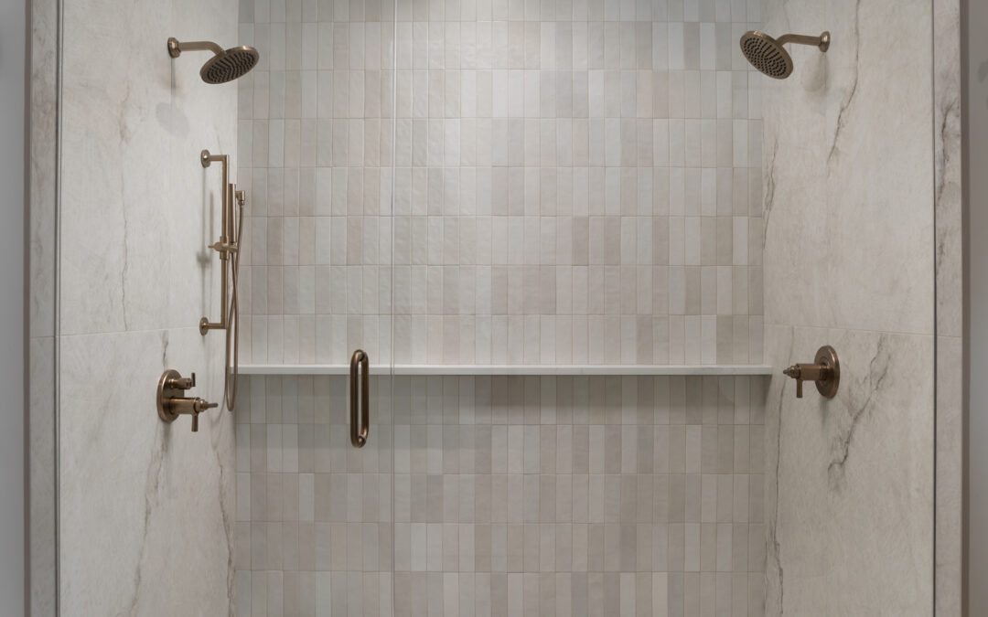 Hogg residence shower