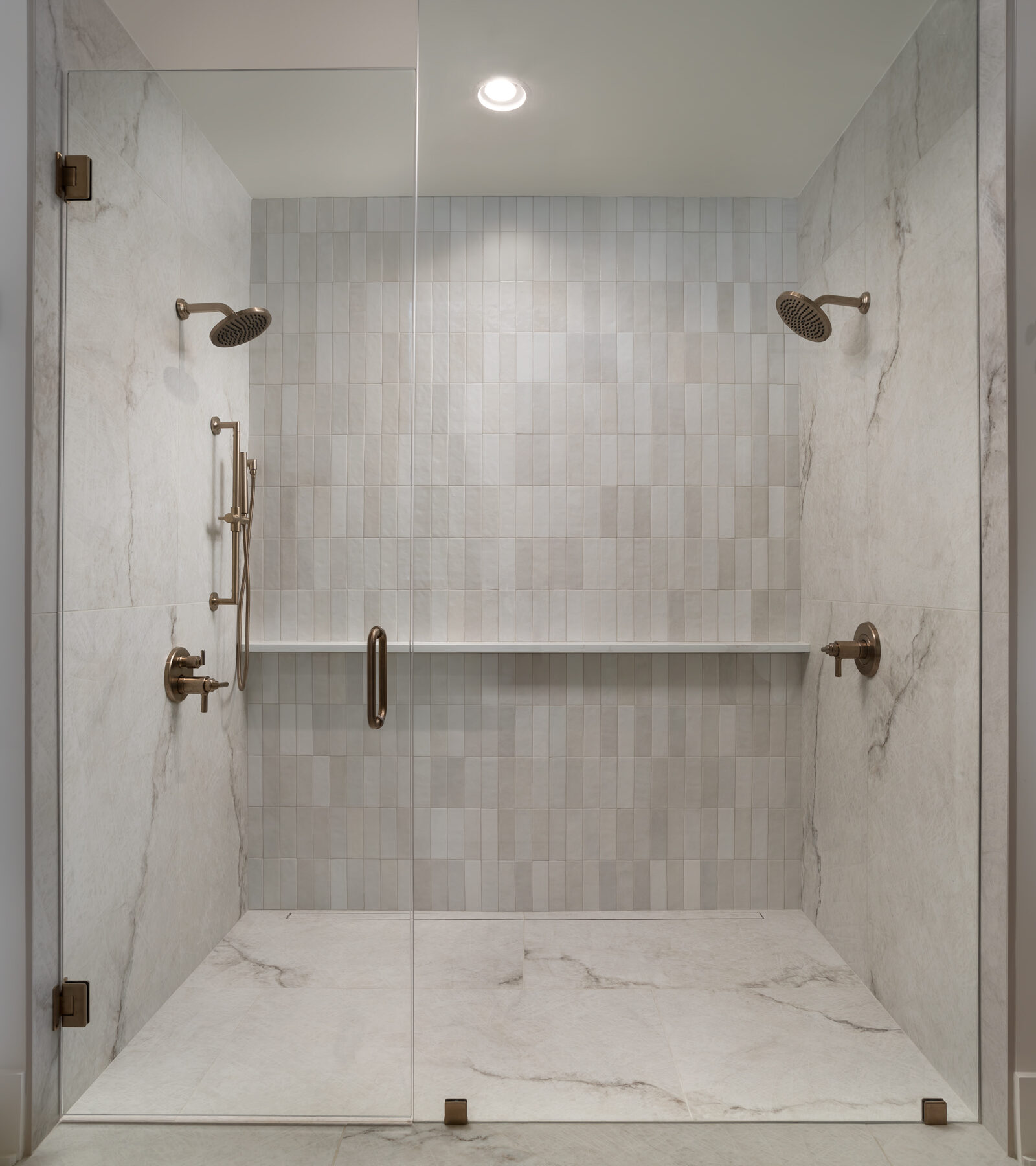 Hogg residence shower