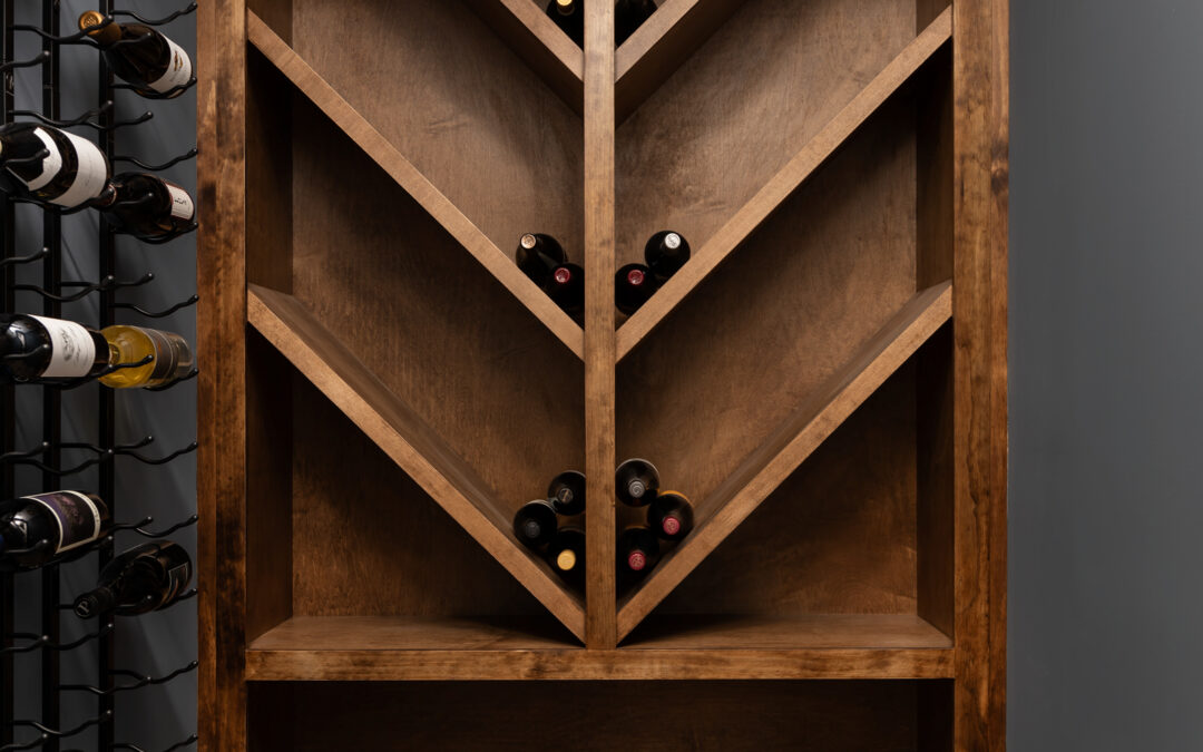 Hogg residence wine room