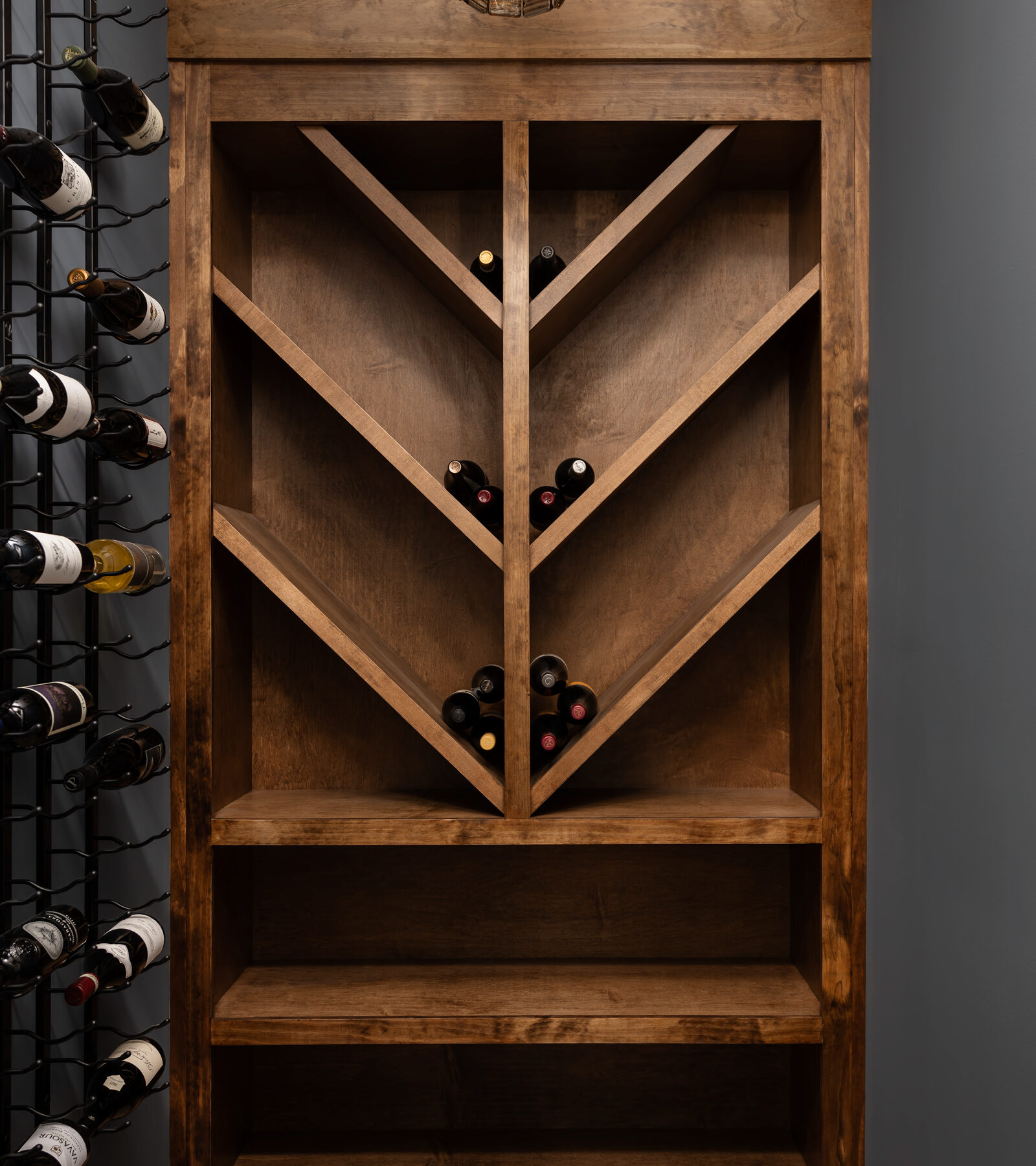 Hogg residence wine room
