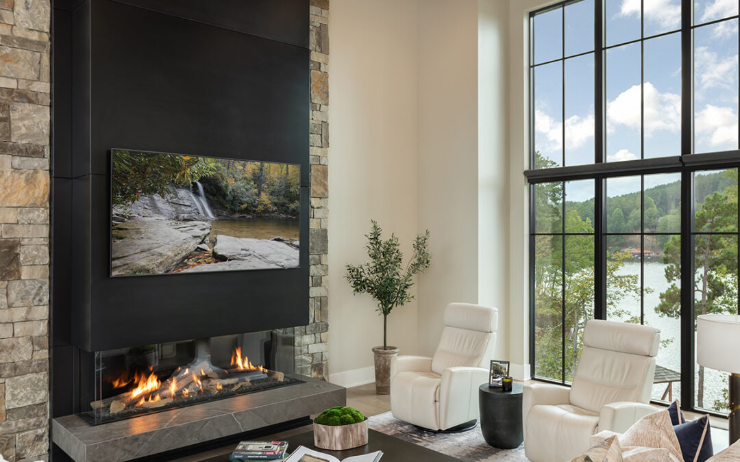 Gilbertson LIving Room and Fireplace