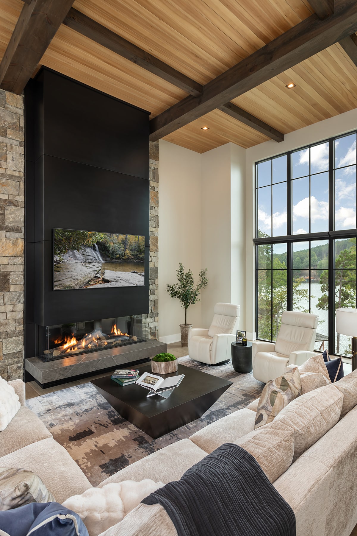 Gilbertson LIving Room and Fireplace