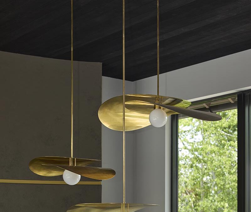 Custom brass light fixtures
